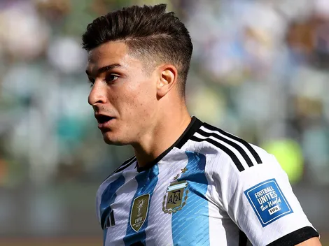 Julián Álvarez sería titular ante Paraguay