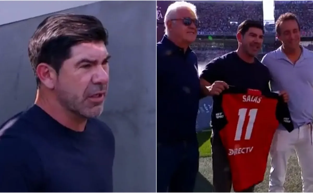 Marcelo Salas visitó nuevamente el Monumental