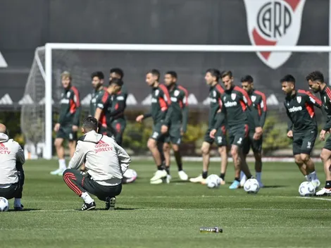 Último entrenamiento y equipo definido para Demichelis