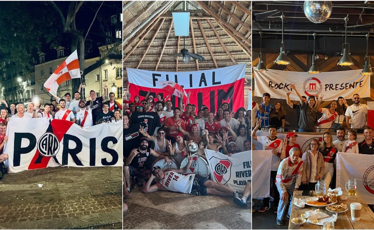 Las filiales de River vivieron una fiesta en todo el mundo.