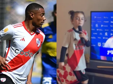 Gigante gesto de De la Cruz con la fanática de Julián