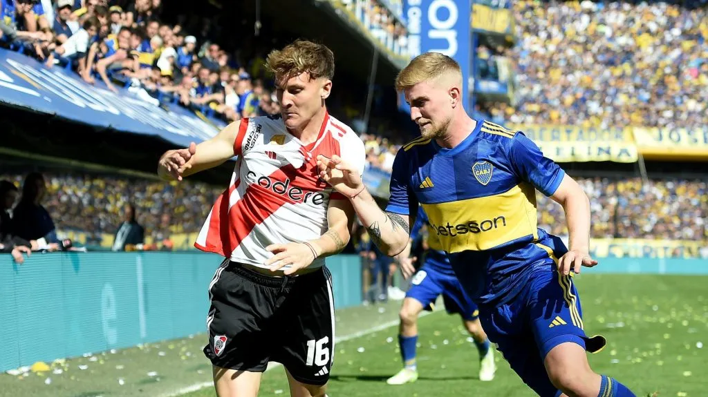 Colidio ya jugó dos superclásicos ante Boca en La Bombonera y en ambos tuvo un gran partido. (Foto: Getty).
