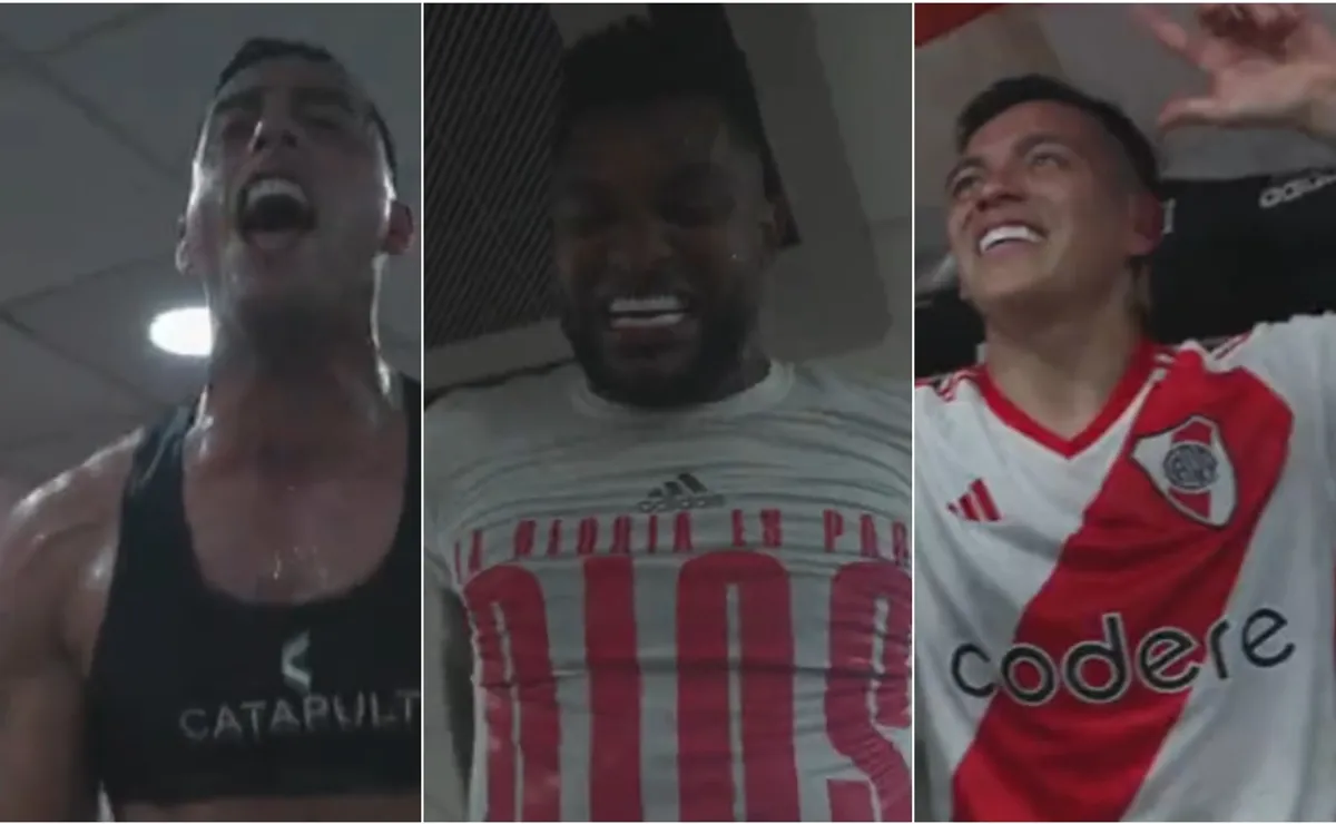Felicidad absoluta de los jugadores de River.