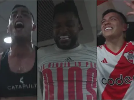 Todos unidos: el hermoso festejo de los jugadores en el vestuario