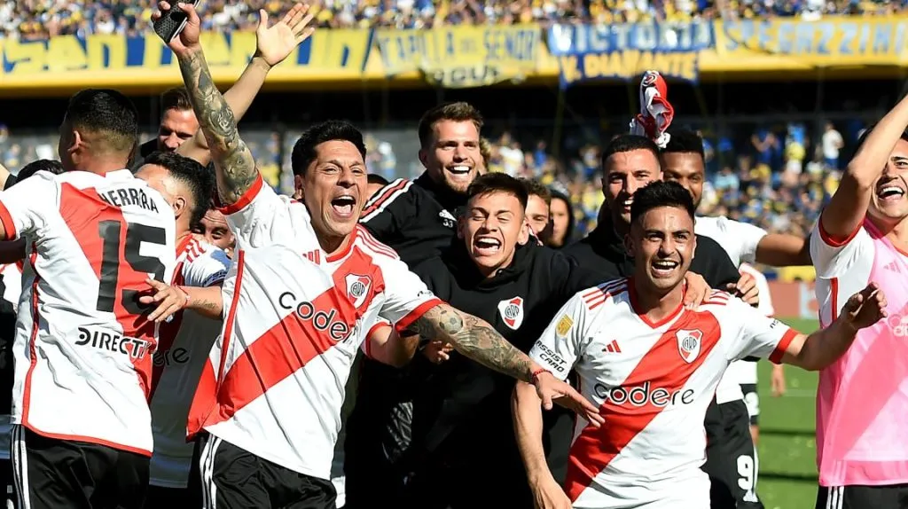 River celebra en La Boca.