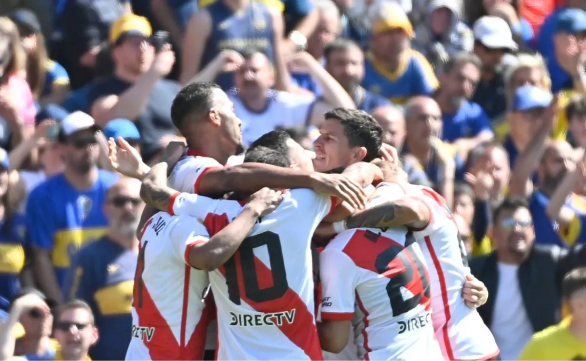 Los festejos de River en la Bombonera