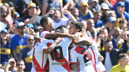 Los festejos de River en la Bombonera