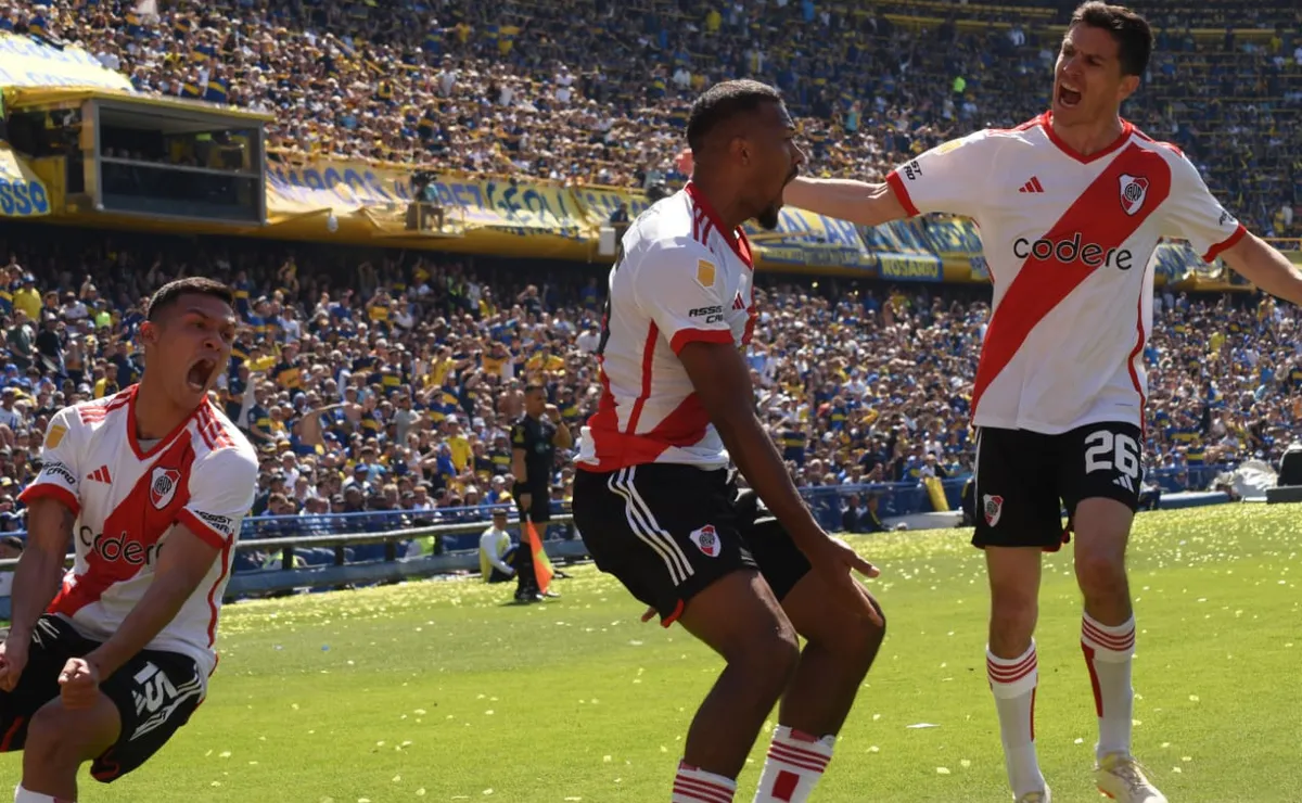 River volverá a La Bombonera después del triunfo por 2-0 en 2023 con goles de Rondón y Enzo Díaz.