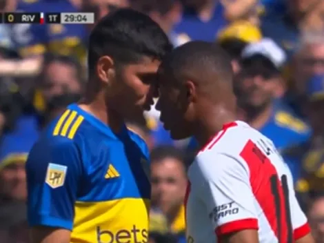 Se picó: fuerte cruce de De la Cruz con Campuzano en el superclásico