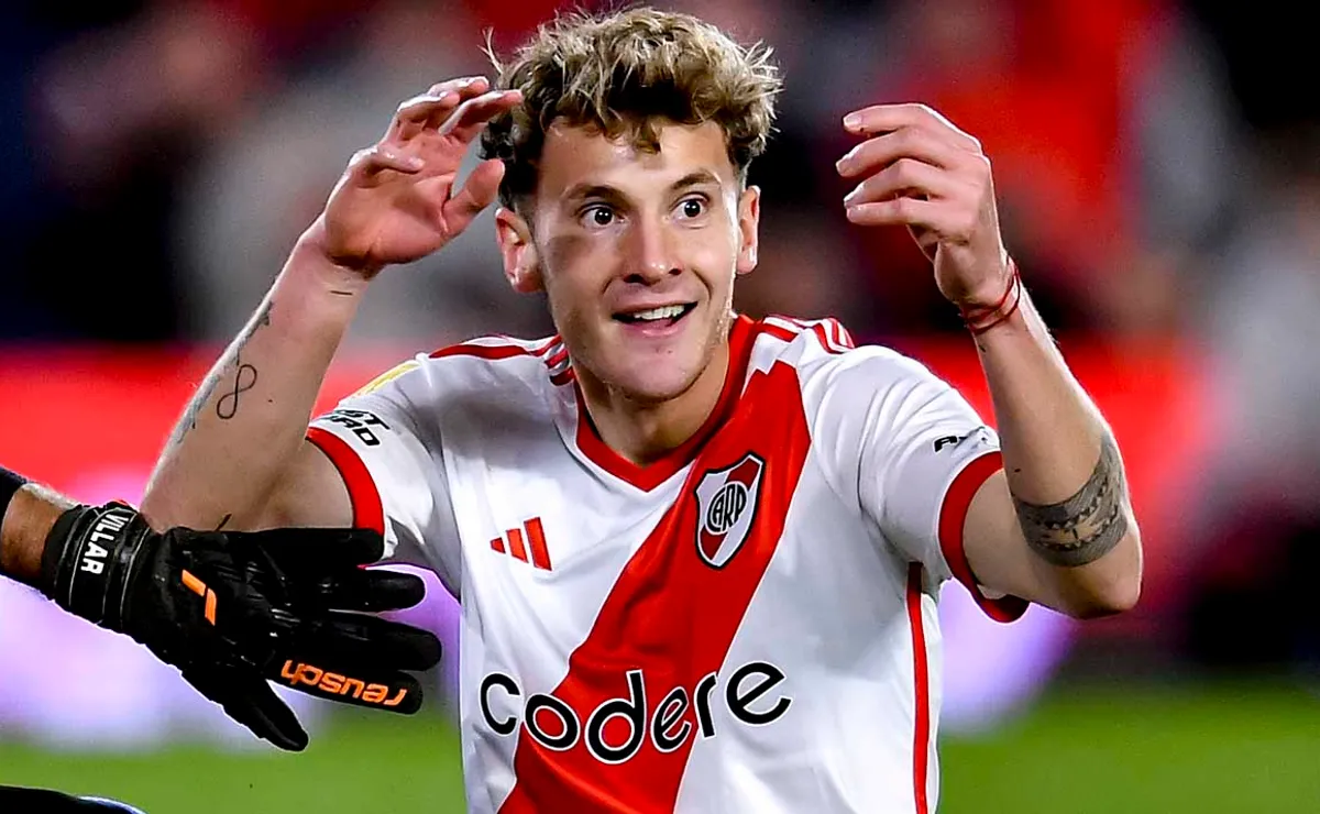 Colidio abrió la cuenta en el Monumental con un golazo.