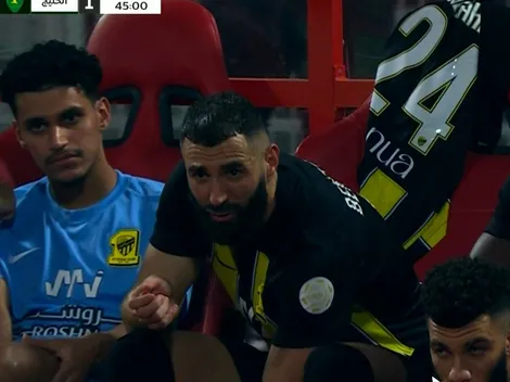 Sufre Gallardo: Benzema salió lesionado en Al Ittihad y dejó la cancha llorando