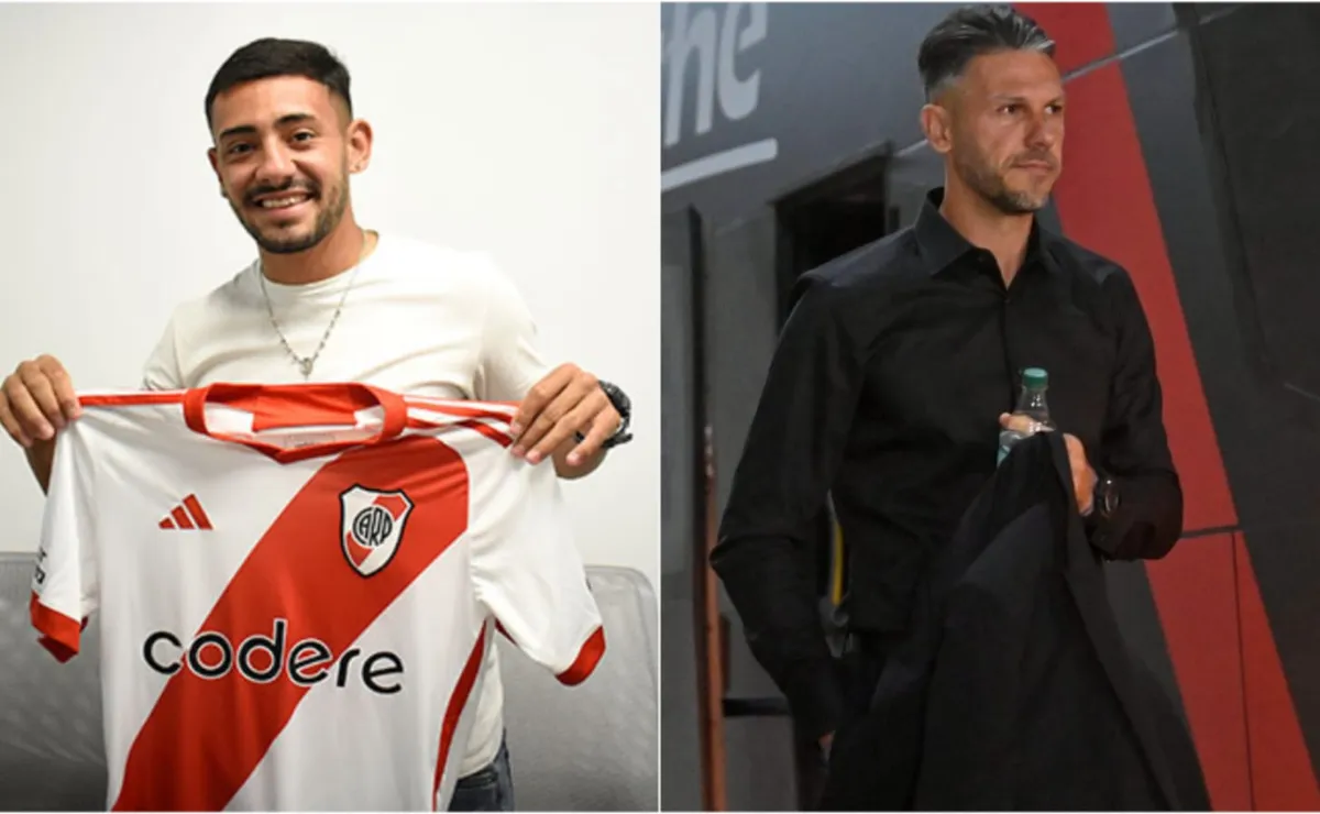 Enzo Aguirre firmó su primer contrato con River