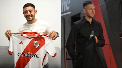 Enzo Aguirre firmó su primer contrato con River