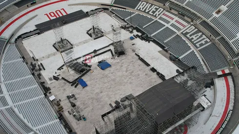 El Monumental con el cobertor.