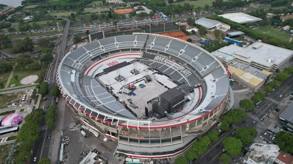 El Monumental tras los recitales de los Red Hot. (Foto: La Página Millonaria).