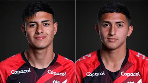 Kevin Colli y Lautaro Godoy, los dos juveniles que regresaron de Brasil.