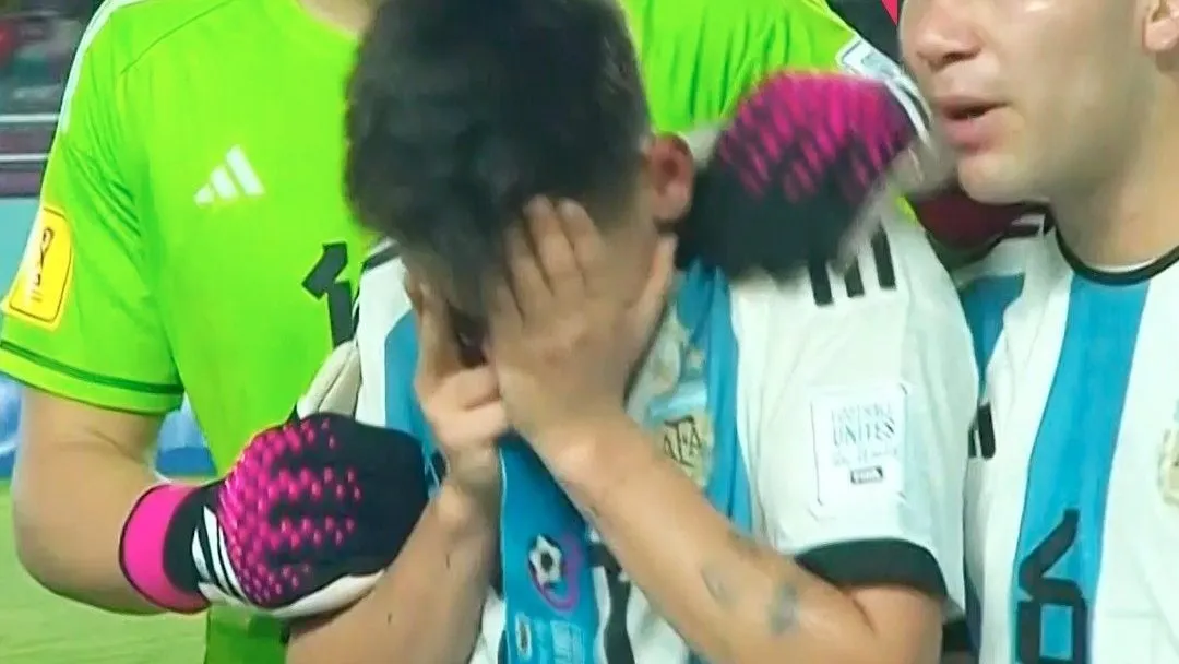 Echeverri no pudo aguantar las lágrimas.