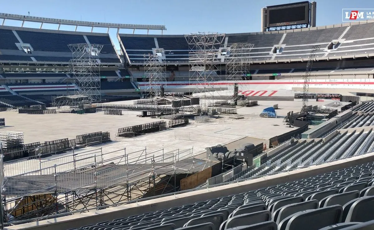Así se encuentra el Monumental luego de los recitales de Red Hot Chili Peppers.