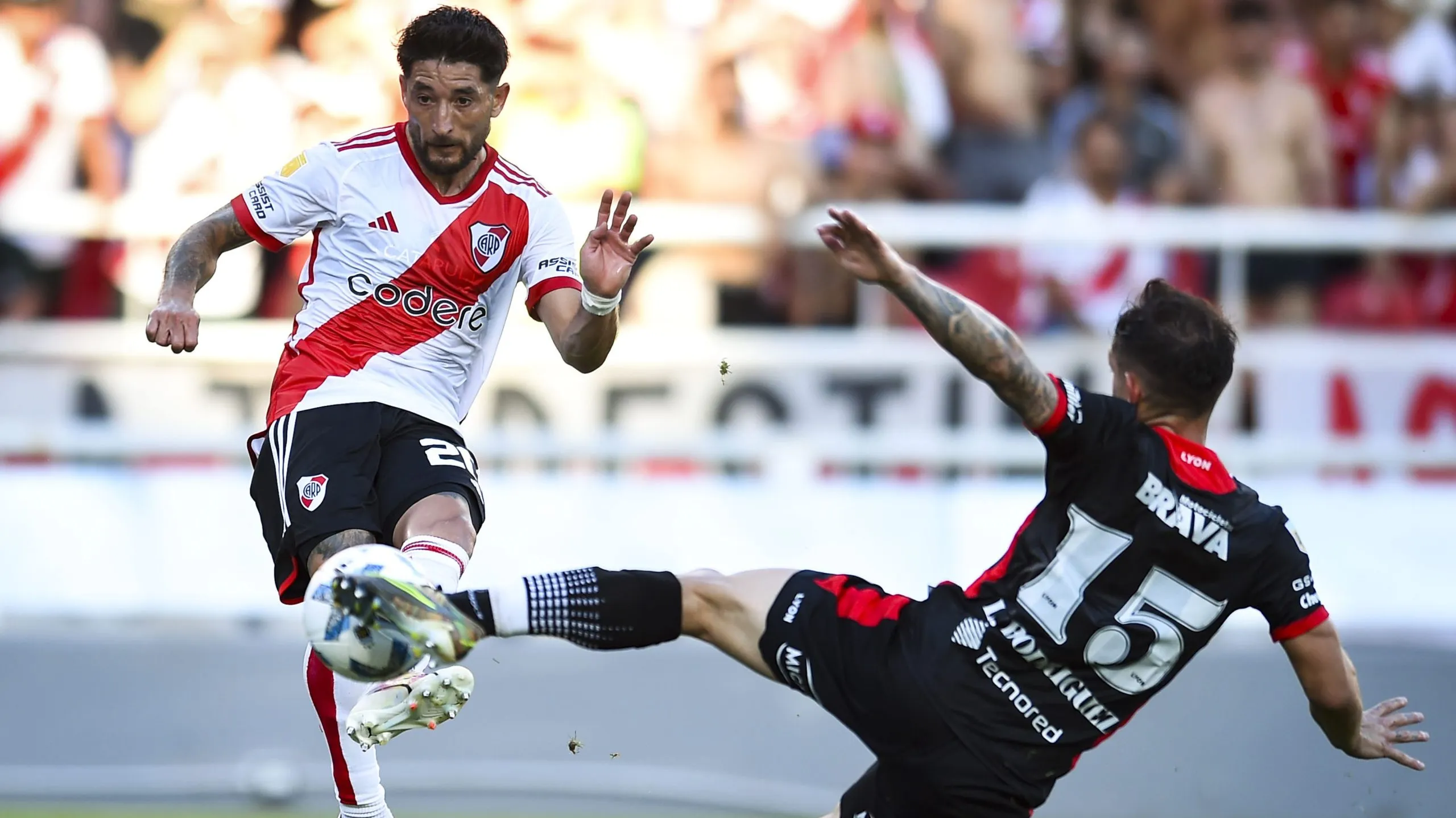 Casco fue reemplazado en el entretiempo ante Instituto. (Getty)