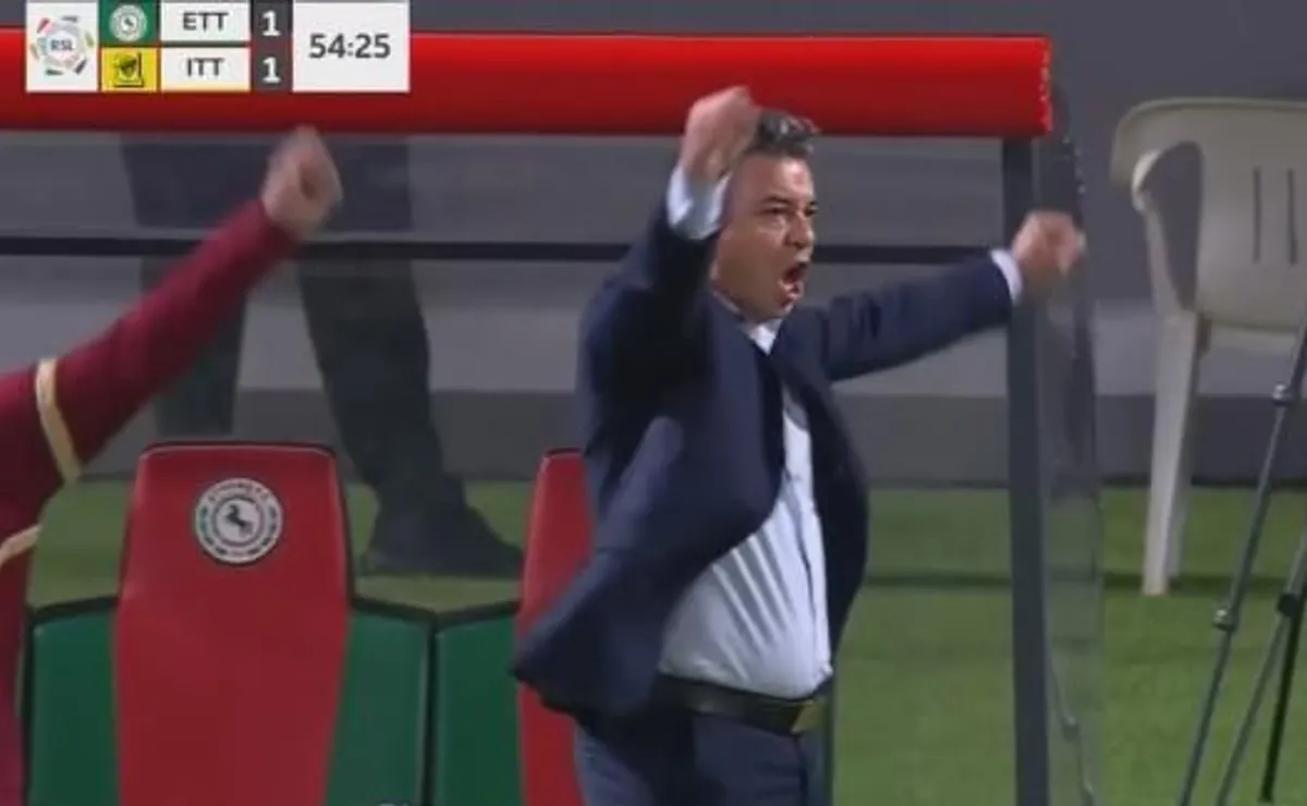 Gallardo celebra el gol del Al Ittihad