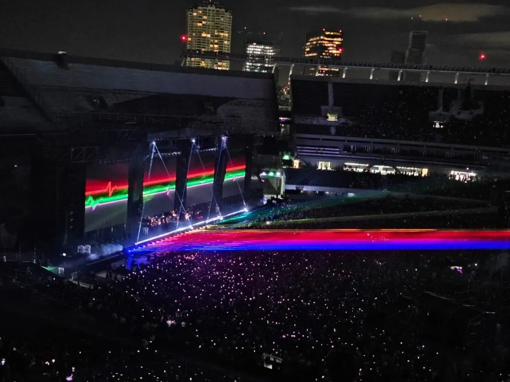 Así se vio el show de Roger Waters desde la San Martín Alta. (Foto: La Página Millonaria).