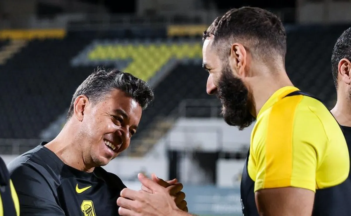 Gallardo y Benzema