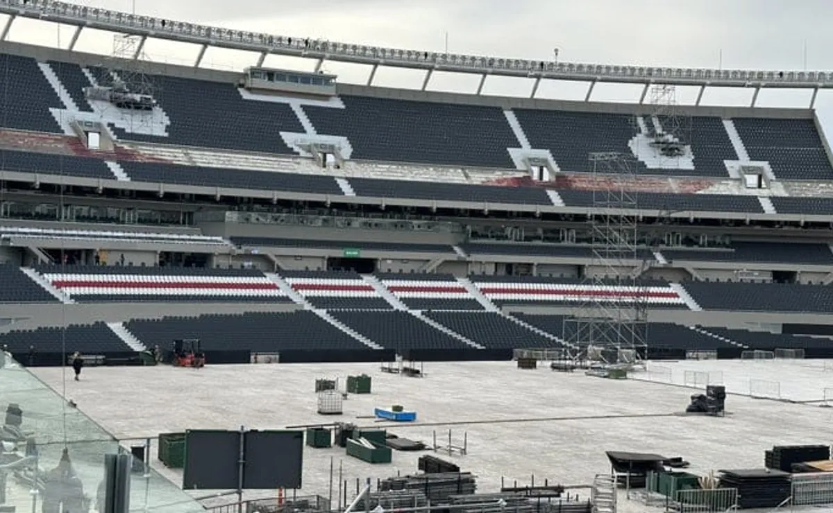 Avanzan las obras en el Monumental.