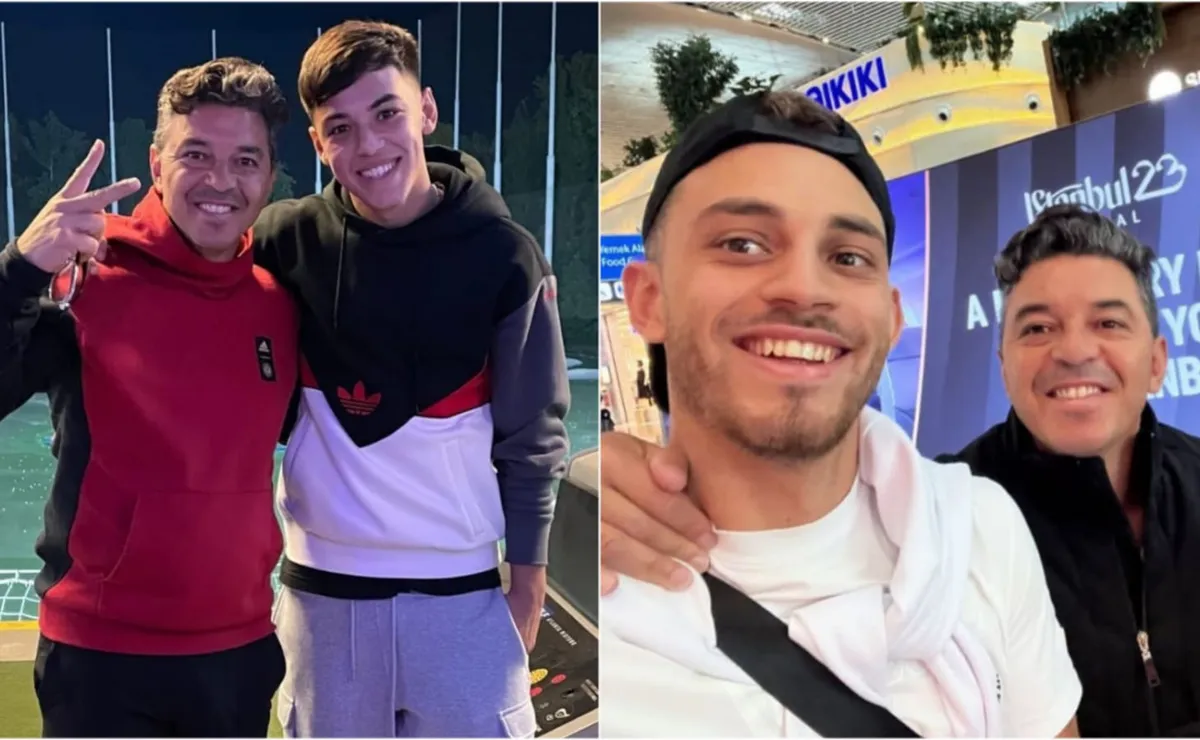 Gallardo fue saludado por su familia