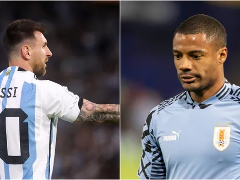 El guiño de Messi a De La Cruz tras el triunfo de Uruguay