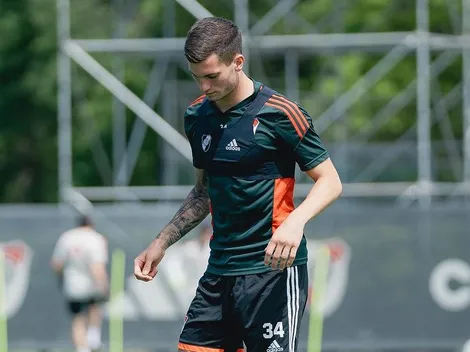 El juvenil que no viajó a Chile y entrenó con la Primera de River