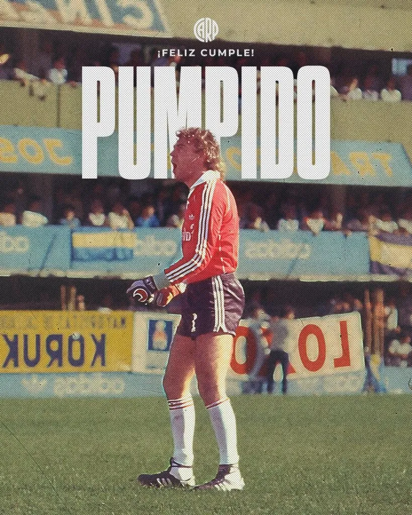 Nery Pumpido. (Foto: @RiverPalte).