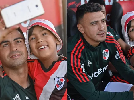 El gesto de los jugadores de River con los hinchas en Mendoza