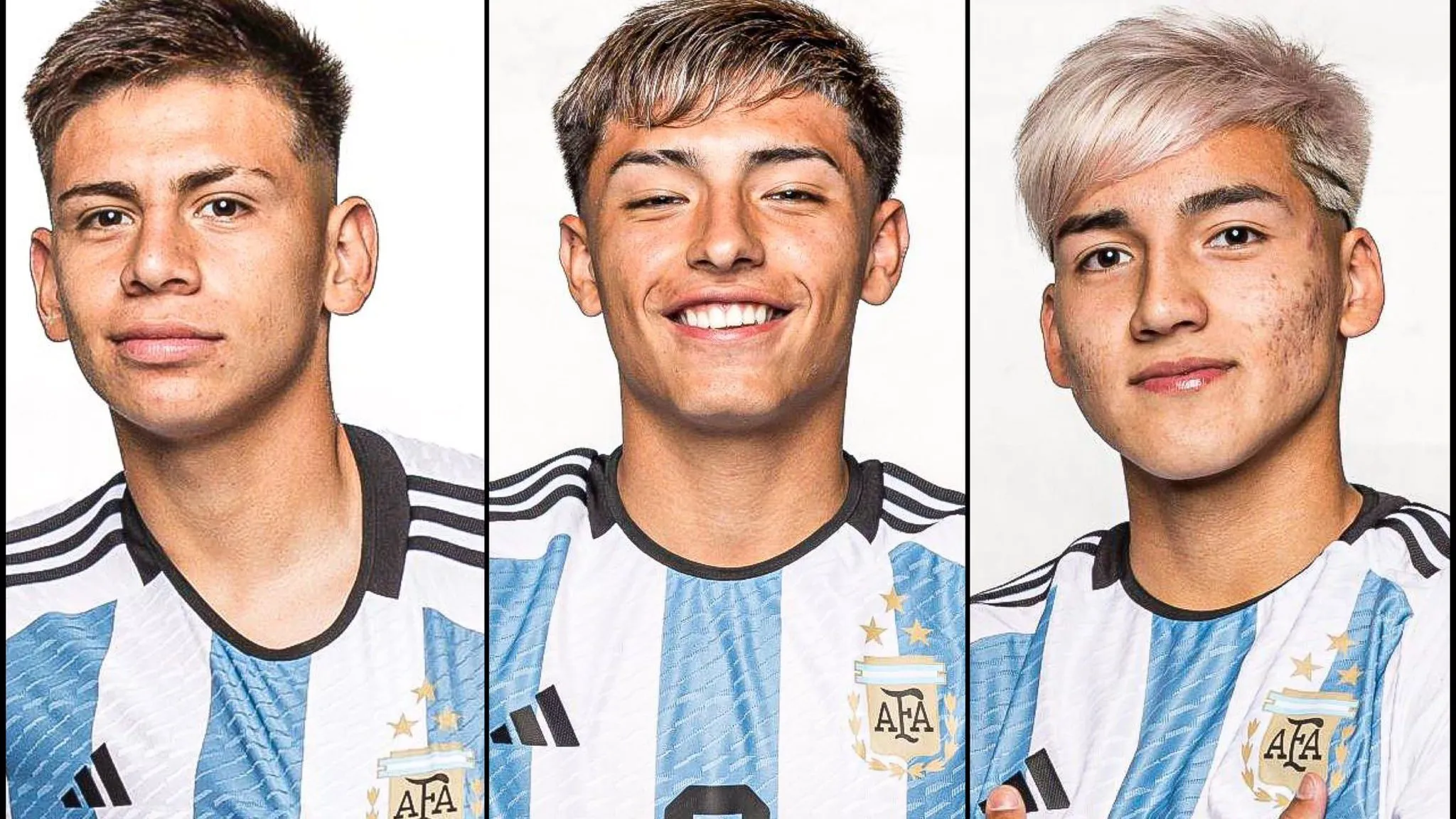 Las tres figuras de River en la Selección. (@Dataref)