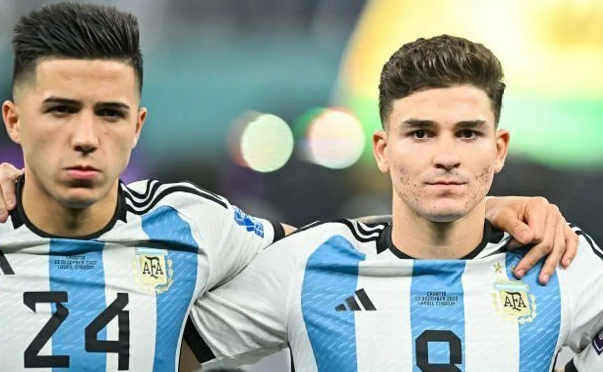 Enzo Fernández y Julián Álvarez serán titulares.