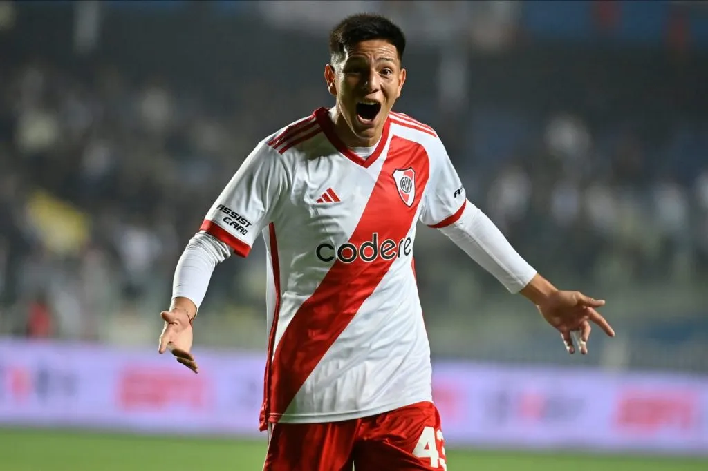 Tobías Leiva convirtió con River en su primer partido disputado.