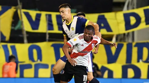 River tuvo una noche tétrica en Rosario y perdió 3 a 1. Foto: Getty.