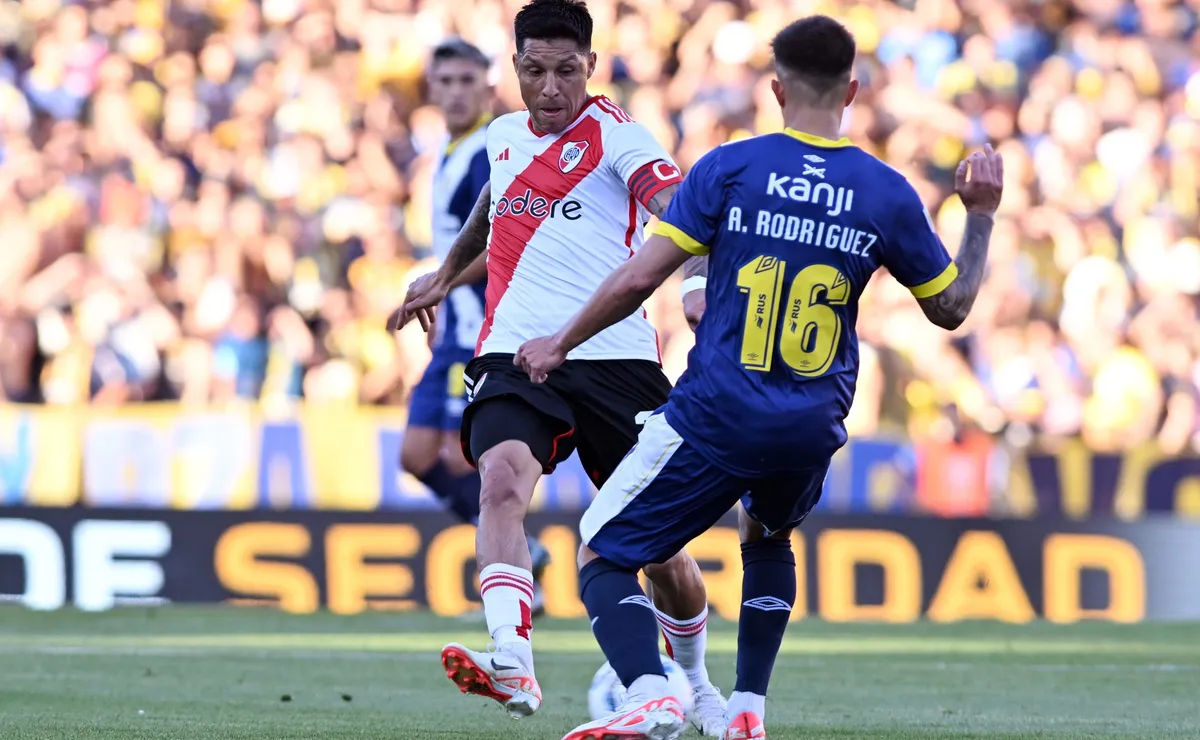 Enzo se fue expulsado vs Rosario Central