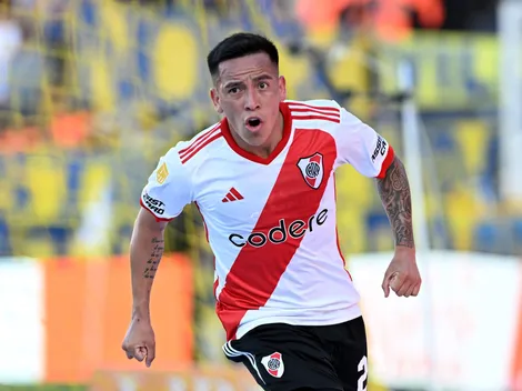 El especial festejo de Barco tras su gol a Central