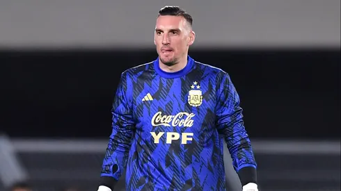 Franco Armani, único convocado a la Selección Argentina del fútbol local.