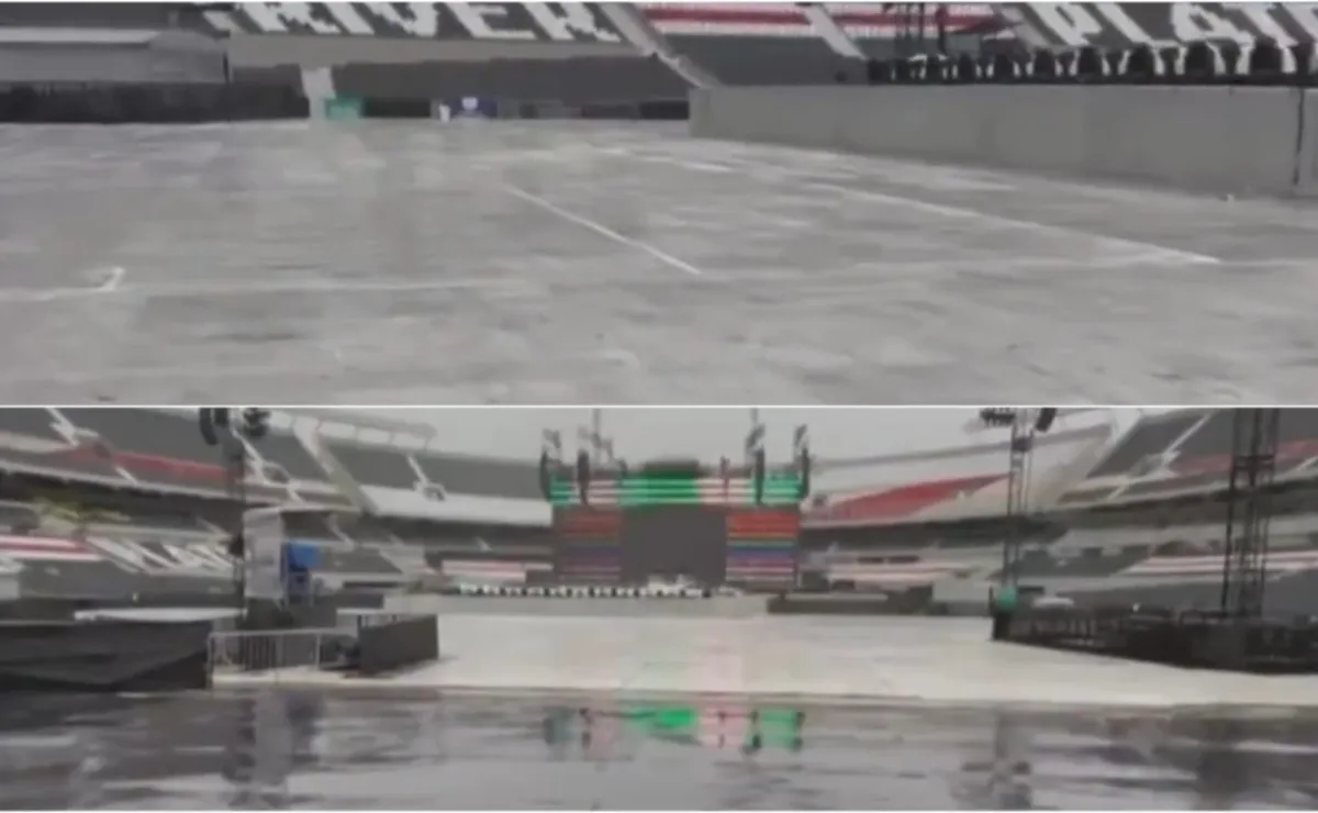 El Monumental sufrió lluvias en medio de los recitales de Taylor Swift