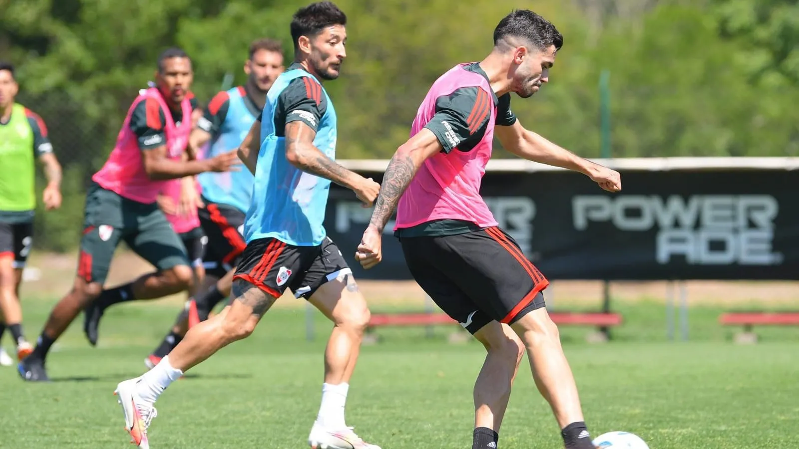 River se enfrenta a Central y se prepara en Ezeiza para ello (Foto: Prensa River).
