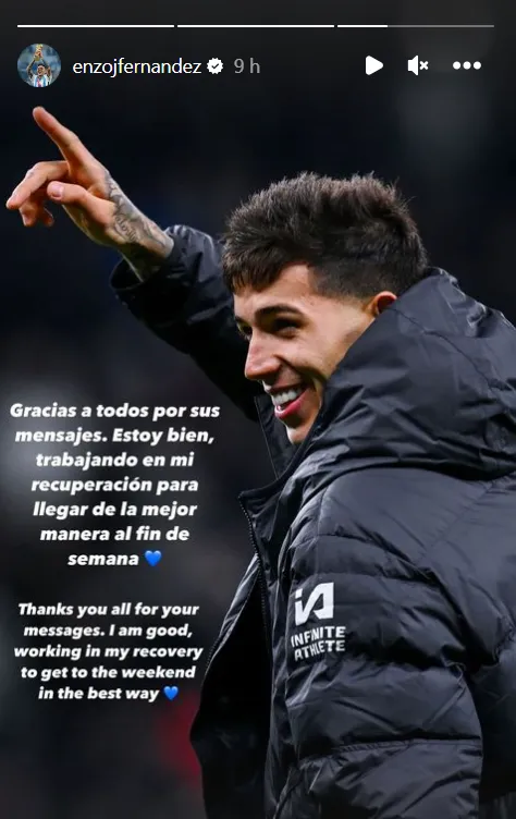 La historia de Enzo Fernández. (Foto: Instagram)