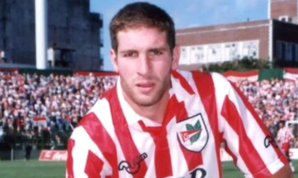 Martín Palermo en Estudiantes de La Plata.
