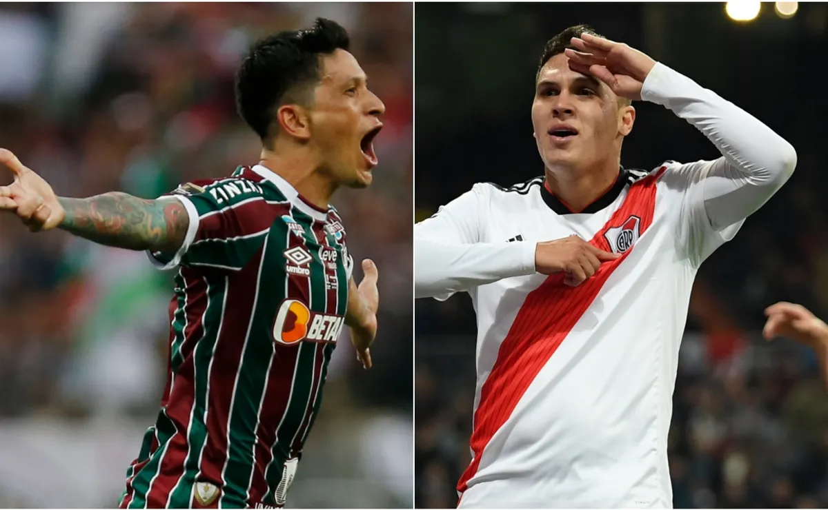 Germán Cano y Juanfer Quintero.