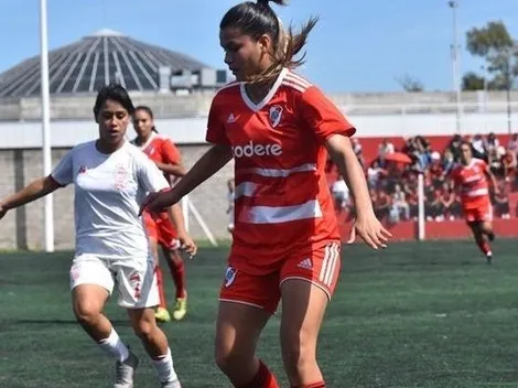 La novia del Diablito Echeverri debutó en la Reserva femenina