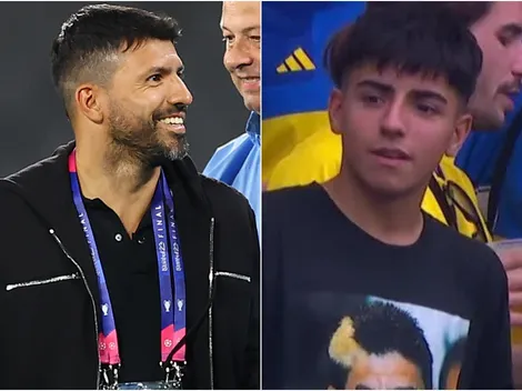 ¿Benjamín Agüero confirmó que el Kun es hincha de River?