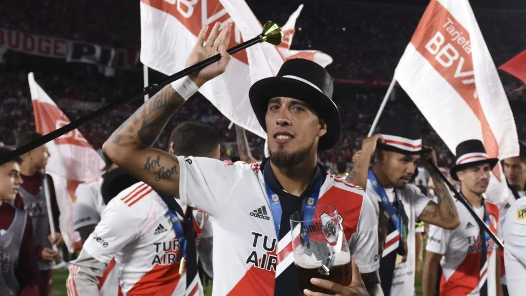 Maidana campeón con River. (Foto: Getty).