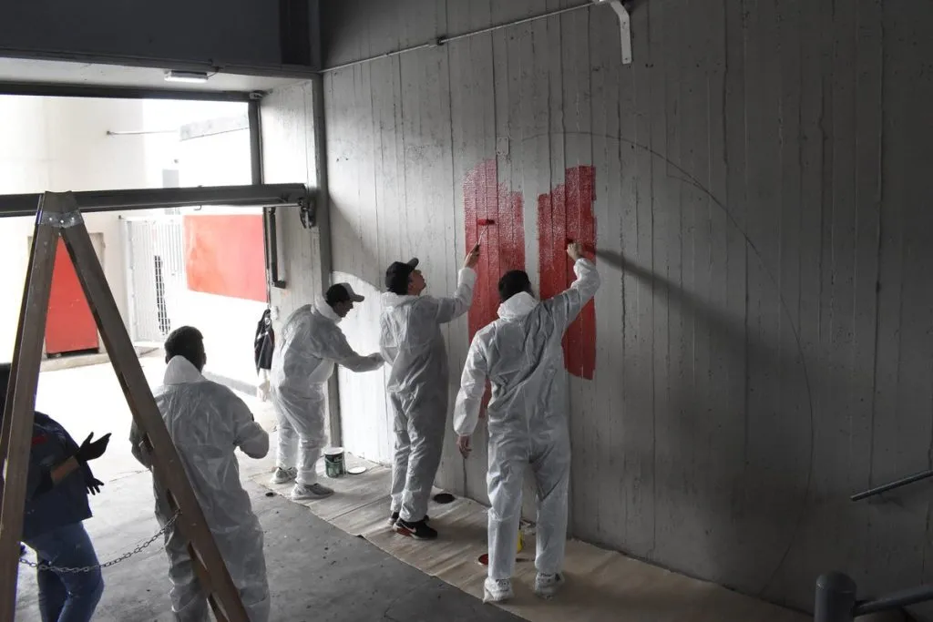 Se vienen nuevos murales en la Sivori Baja y la restauración de los viejos murales en la Sivori Alta (Foto: Prensa River)