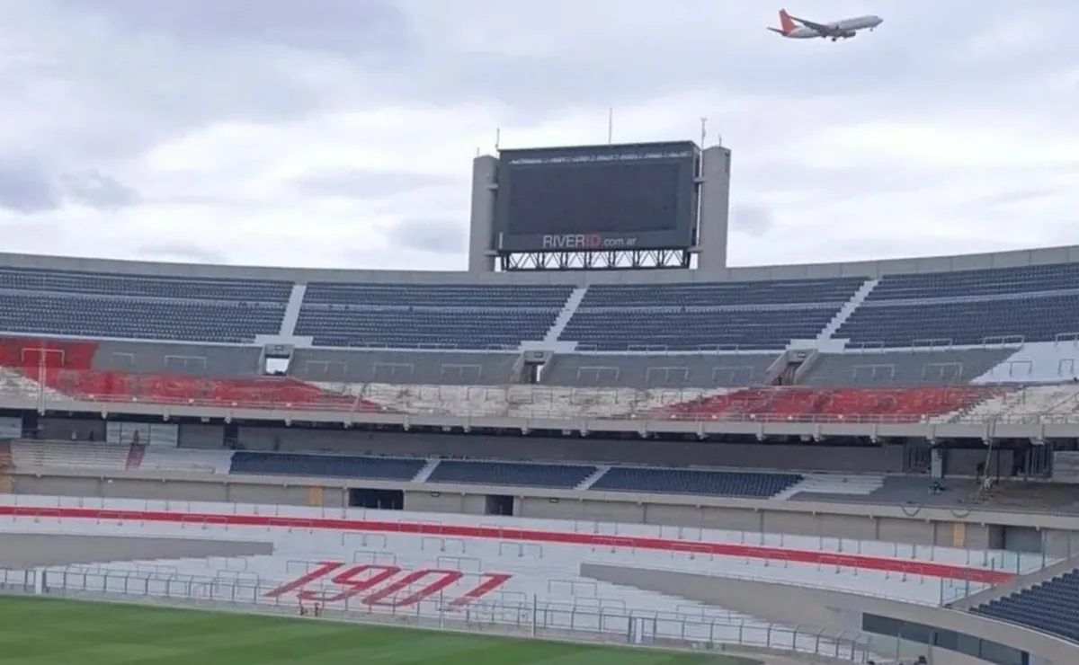 River avanza con las obras del estadio.