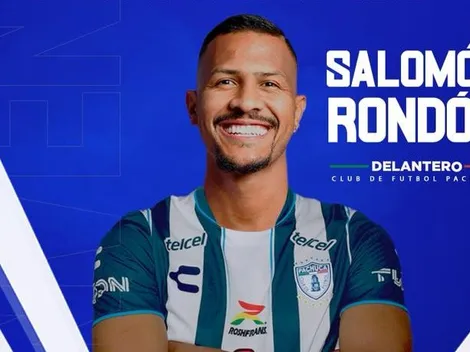 Tras la rápida salida de River, Rondón fue presentado en Pachuca